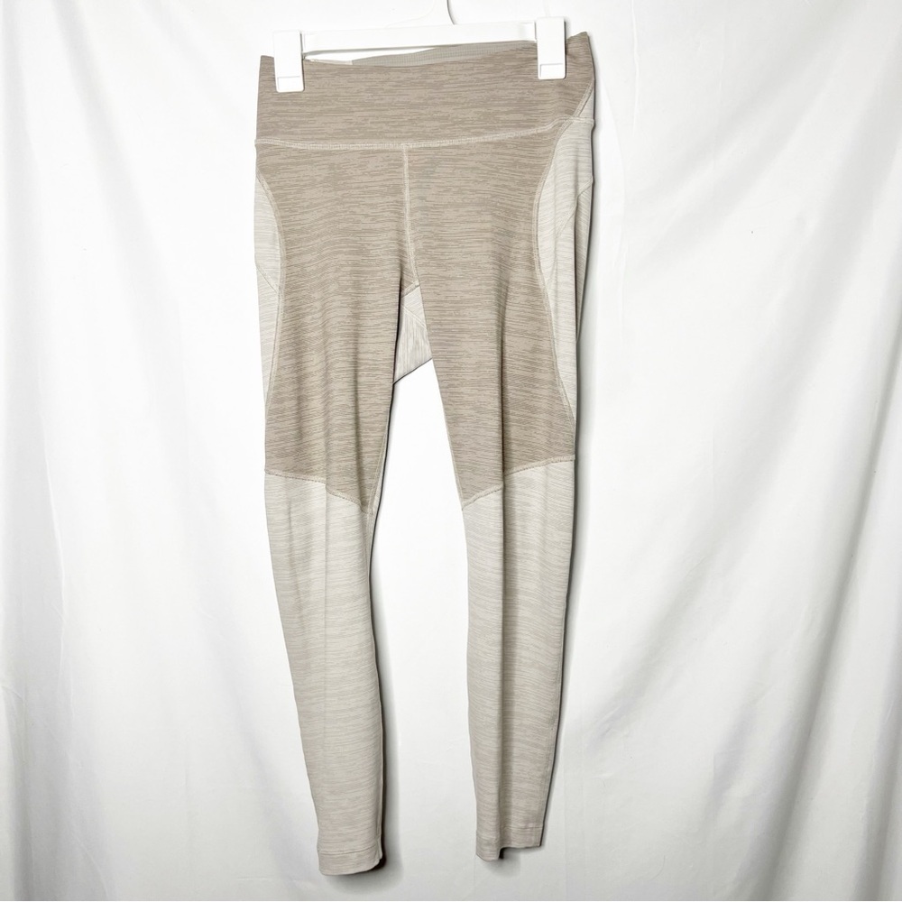 Outdoor Voices Neutral Two Tone Leggings